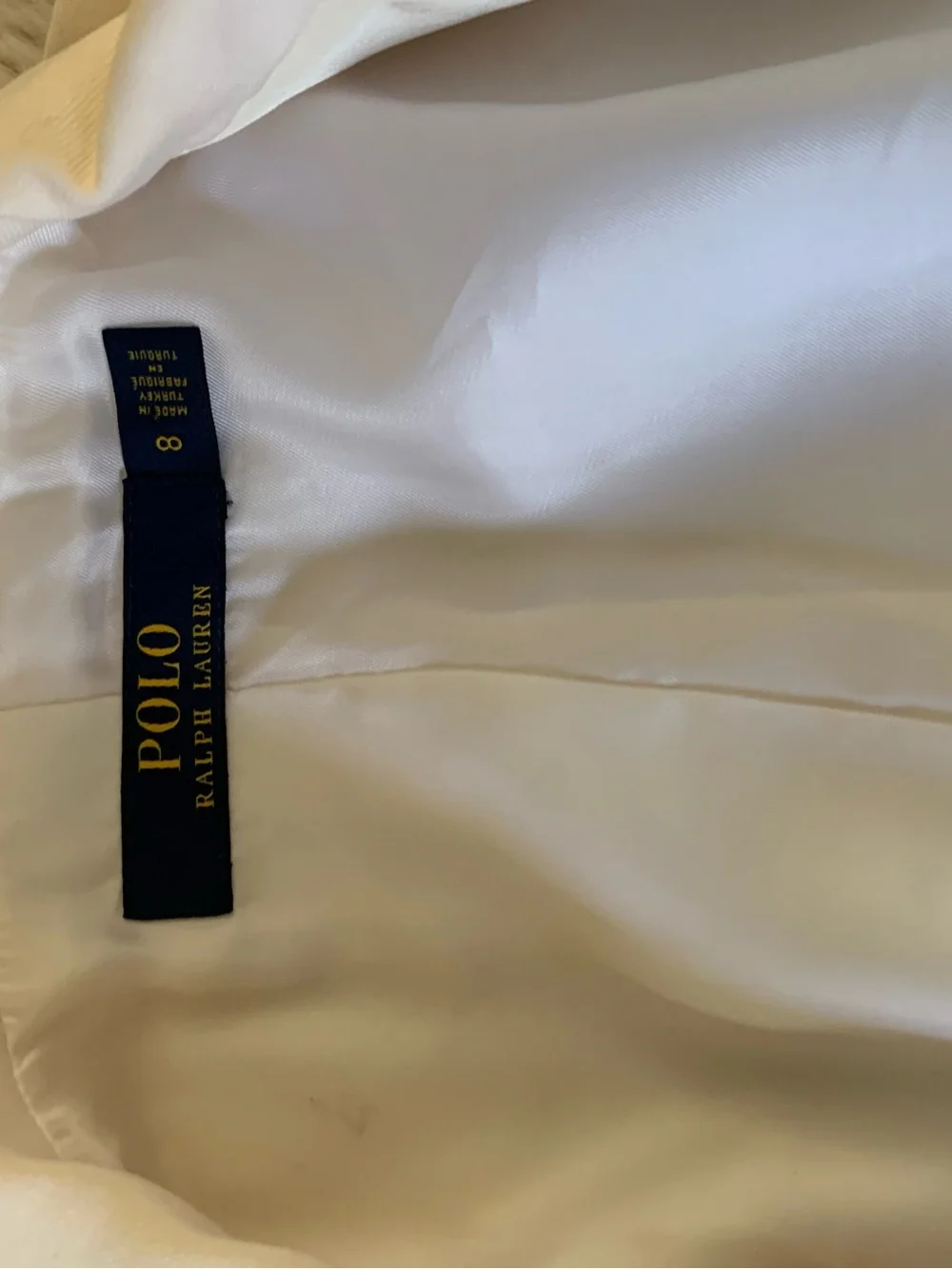 Polo by Ralph Lauren Cream Double-Breasted Blazer